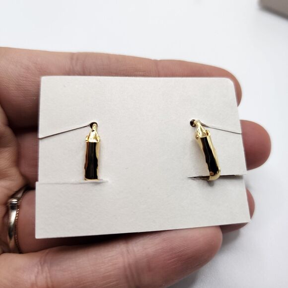 Vintage 80s AVON Moonlight Lace Fan Shaped Gold Tone Clip On Faux Pearl Earrings - Picture 2 of 6